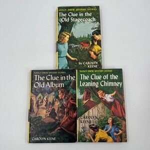 Nancy Drew Mystery Stories Lot 3 Keene Grosset Dunlap Yellow Spine 24 26 37